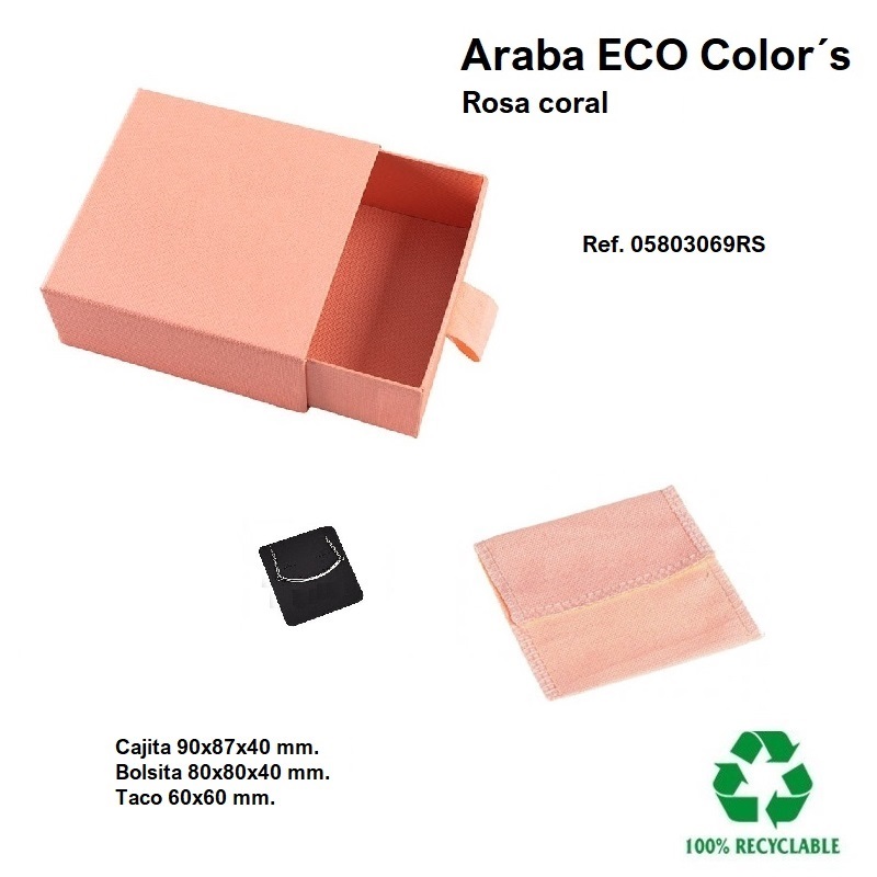 Araba ECO Color¨s ROSA multiuso 90x87x40 mm.